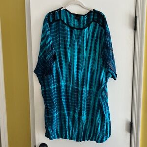 Style Park 1 tie dye swim cover up